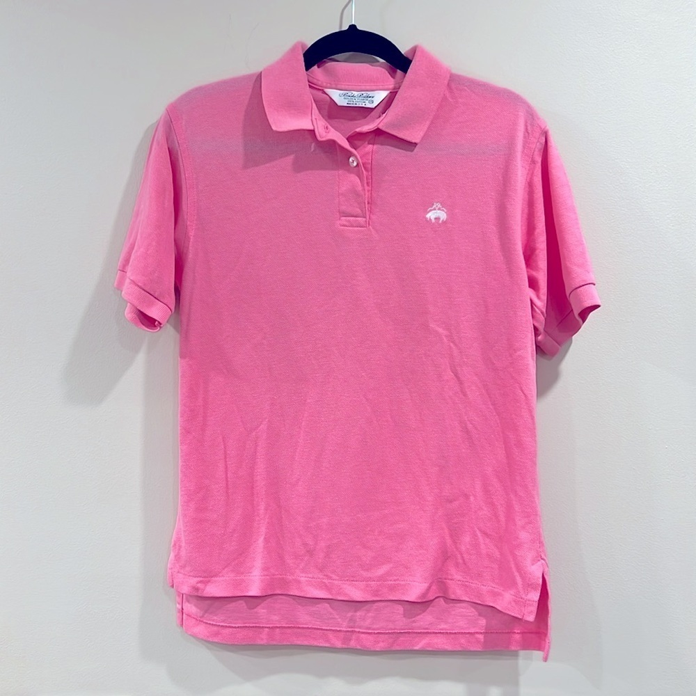 🔥Brooks Brothers Classic Pink Polo🔥